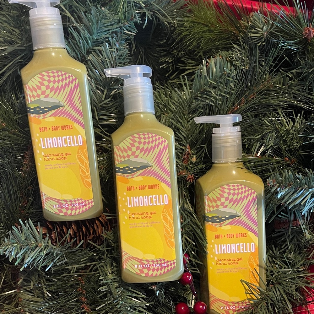 Bath & Body Works Limoncello Hand Soap Trio - Yellow and Orange
